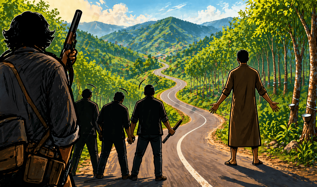 নাইক্ষ্যংছড়িতে গভীর রাতে রাবার বাগানের ৩ শ্রমিক অপহৃত