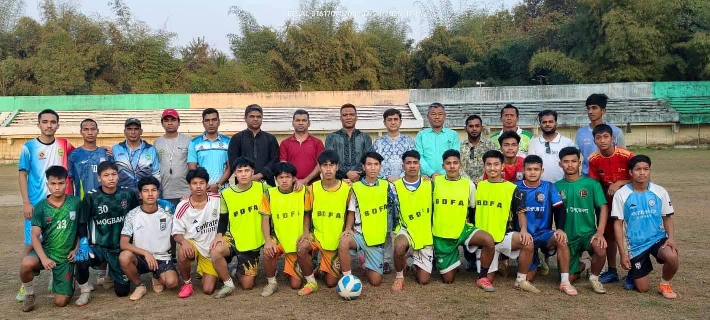 অনূর্ধ্ব-১৭ ফুটবল: চট্টগ্রামের সঙ্গে ড্র করে গ্রুপ চ্যাম্পিয়ন বান্দরবান