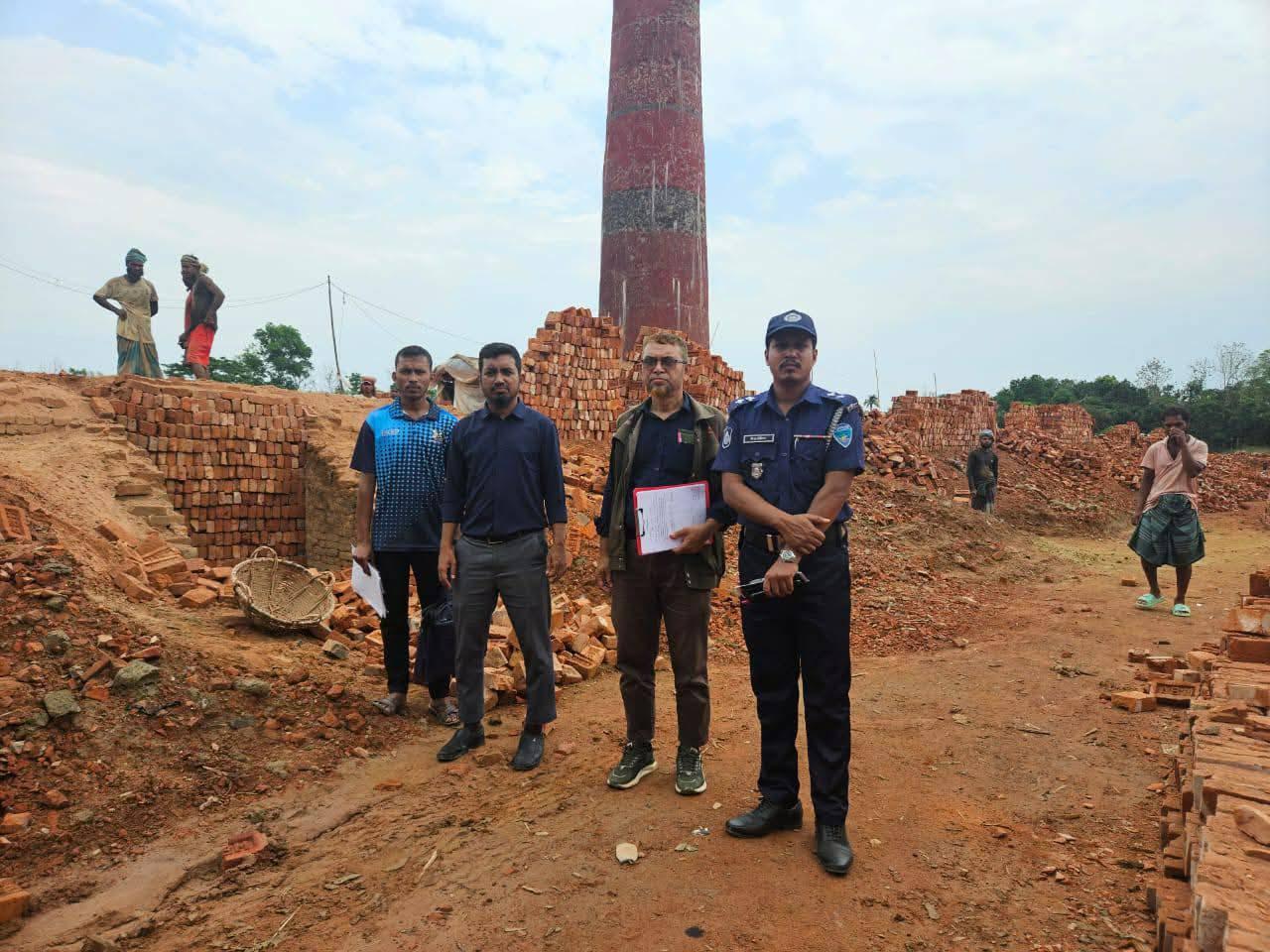 আলীকদমে অবৈধ ইটভাটায় অভিযান, ৬ লাখ টাকা জরিমানা